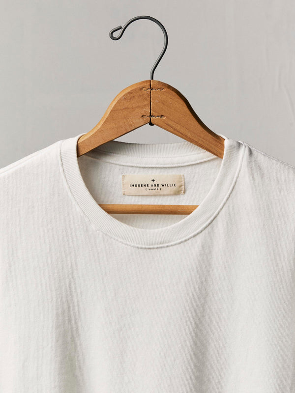 Imogene Willie The Baby Tee In White