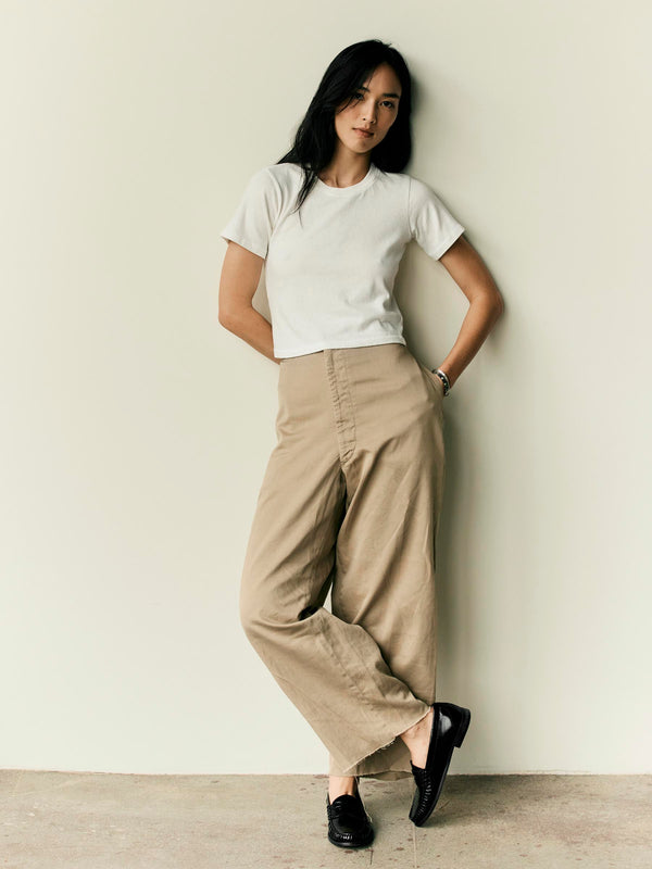 Imogene Willie The Baby Tee In White