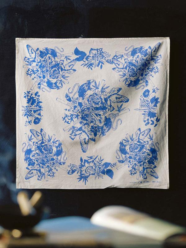 imogene willie the "blue ceramic" bandana