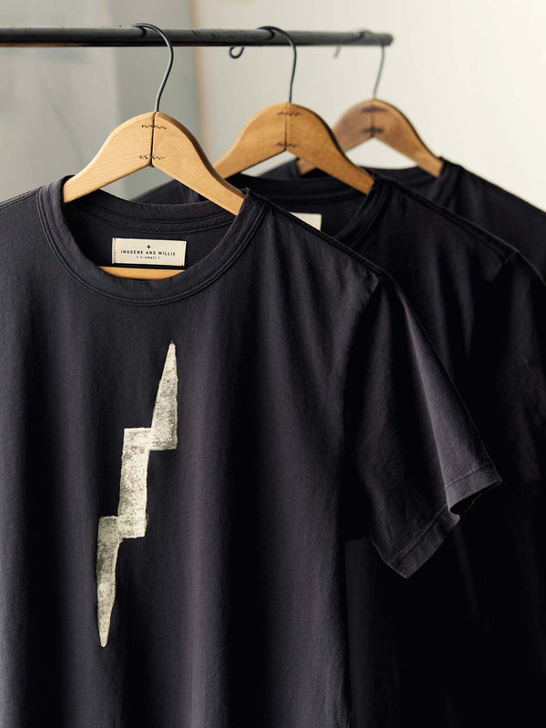 Imogene Willie The "bolt" Tee In Black