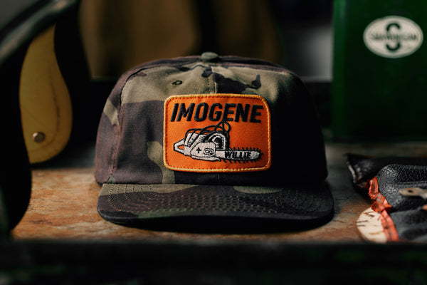 Imogene Willie The Camo "chainsaw" Cap