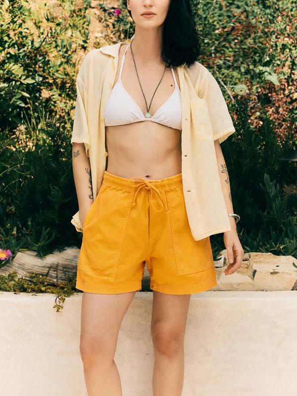 imogene willie the canvas lounge short in marigold
