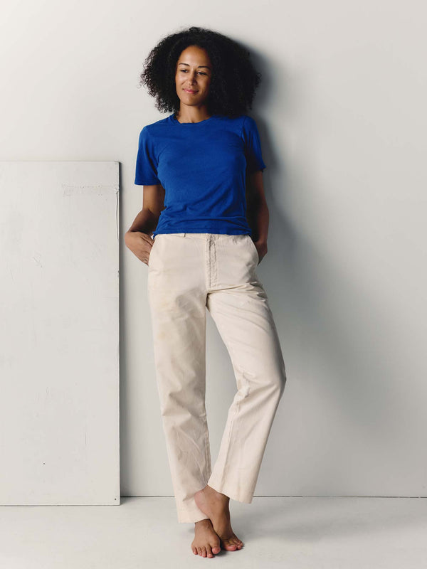 Imogene Willie The Cotton Hemp Tee In Blue