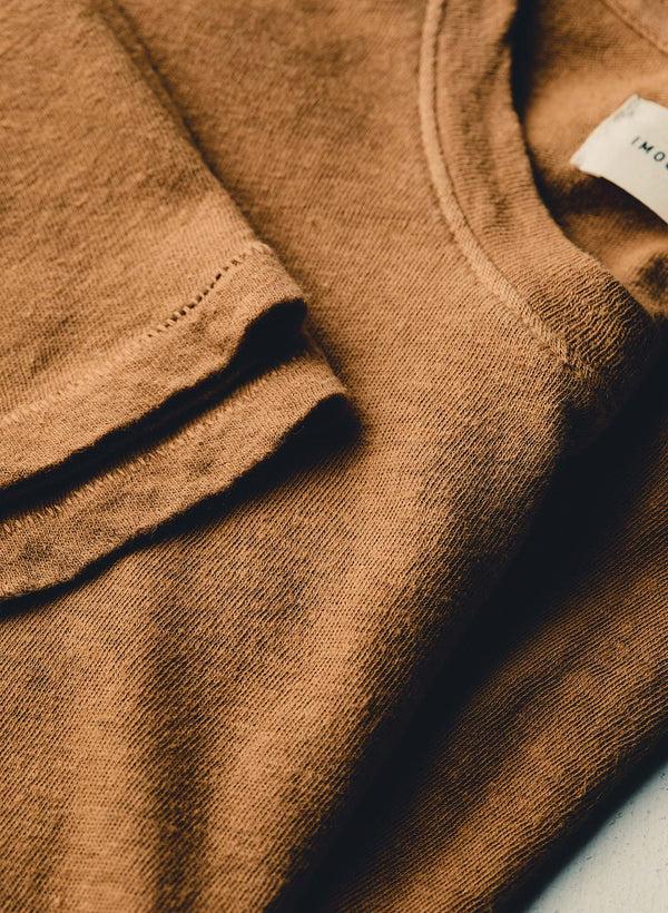 Imogene Willie The Cotton Hemp Tee In Field Brown