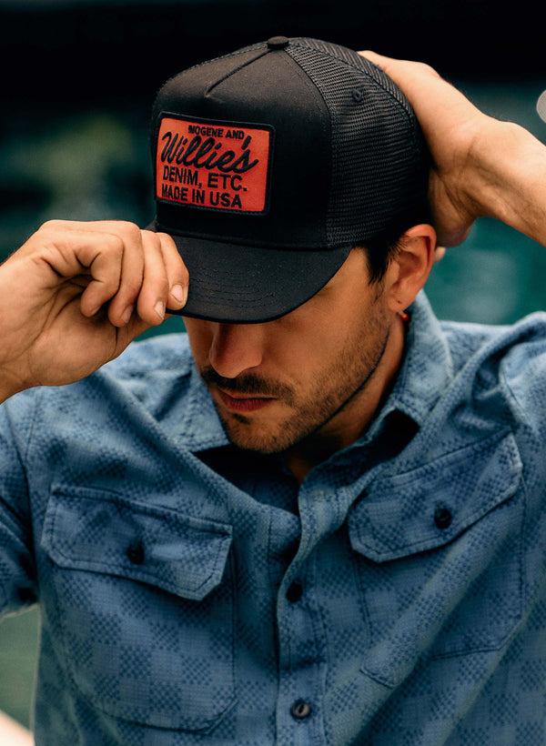 Imogene Willie The "denim Etc" Trucker In Black