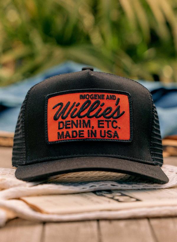 imogene willie the "denim etc" trucker in black