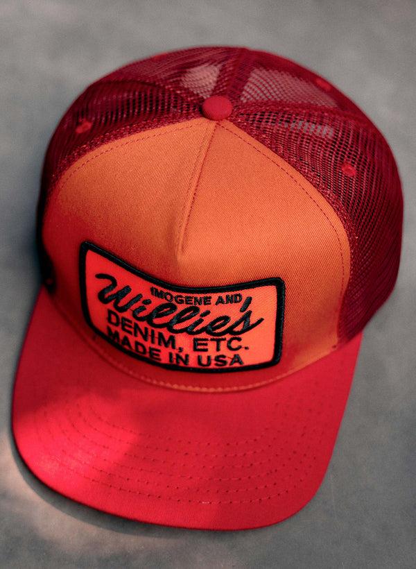 Imogene Willie The "denim Etc" Trucker In Orange