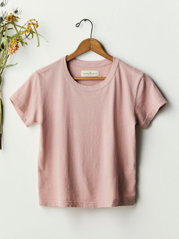 Imogene Willie The Drop Tee In Dusty Pink