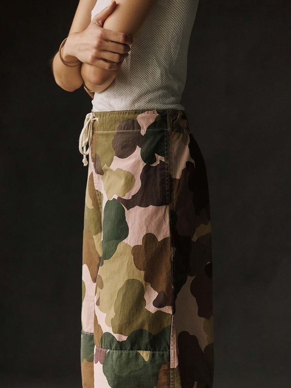 Imogene Willie The Flight Pant In Painted Camo