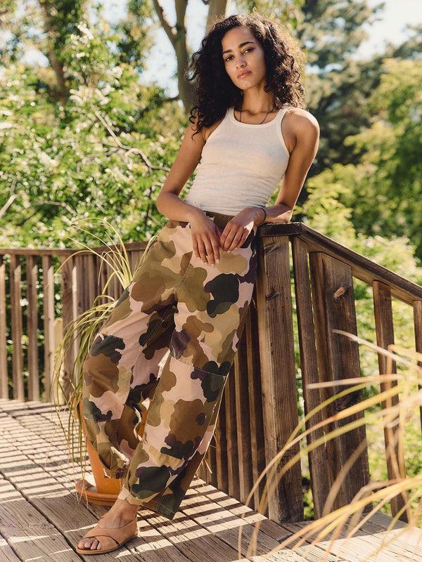 imogene willie the flight pant in painted camo