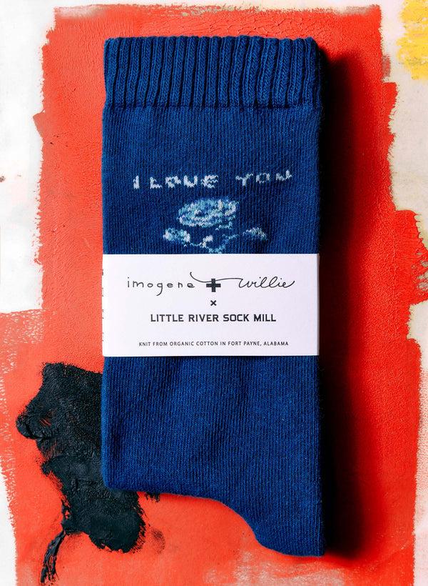 Imogene Willie The "i Love You" Sock