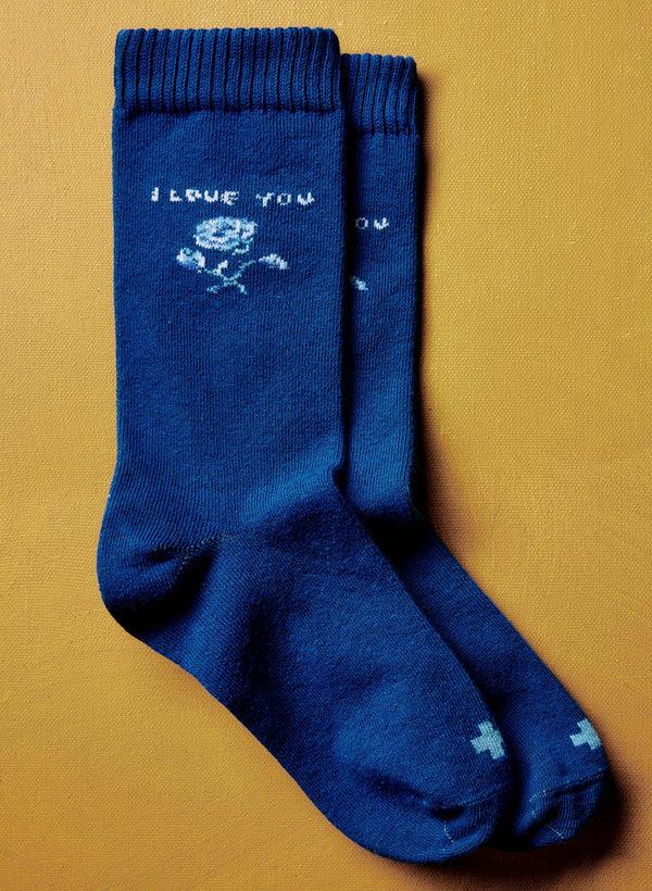 imogene willie the "i love you" sock