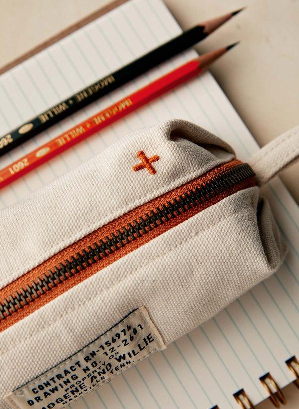 Imogene Willie The I+w Pencil Bag In Natural