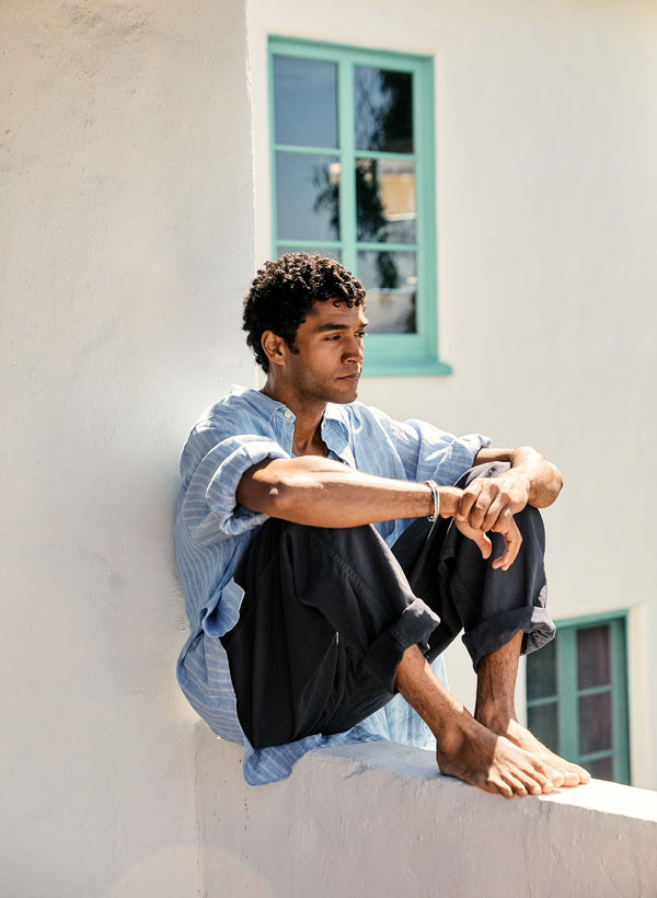 Imogene Willie The Lounge Pant In Faded Black