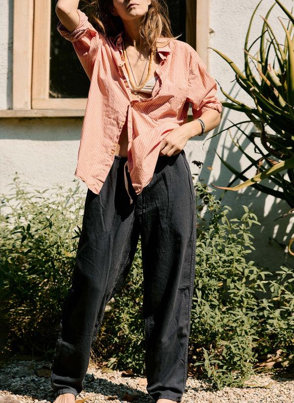 imogene willie the lounge pant in faded black