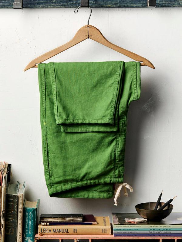 Imogene Willie The Lounge Pant In Fern Green