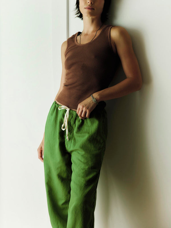 Imogene Willie The Lounge Pant In Fern Green