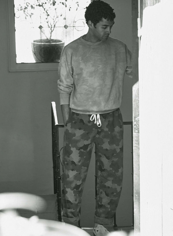 Imogene Willie The Lounge Pant In Painted Camo