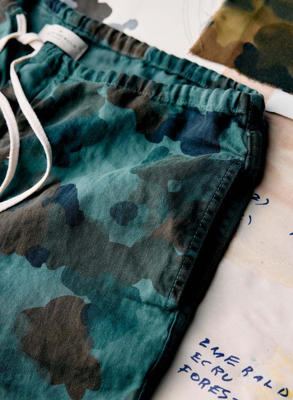 Imogene Willie The Lounge Pant In Painted Camo