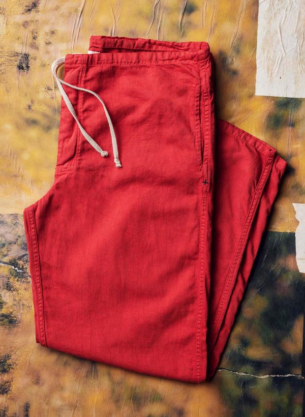 Imogene Willie The Lounge Pant In Poppy