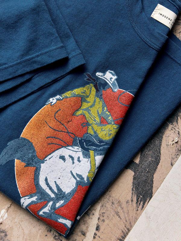 Imogene Willie The "next Time" Tee In Faded Navy