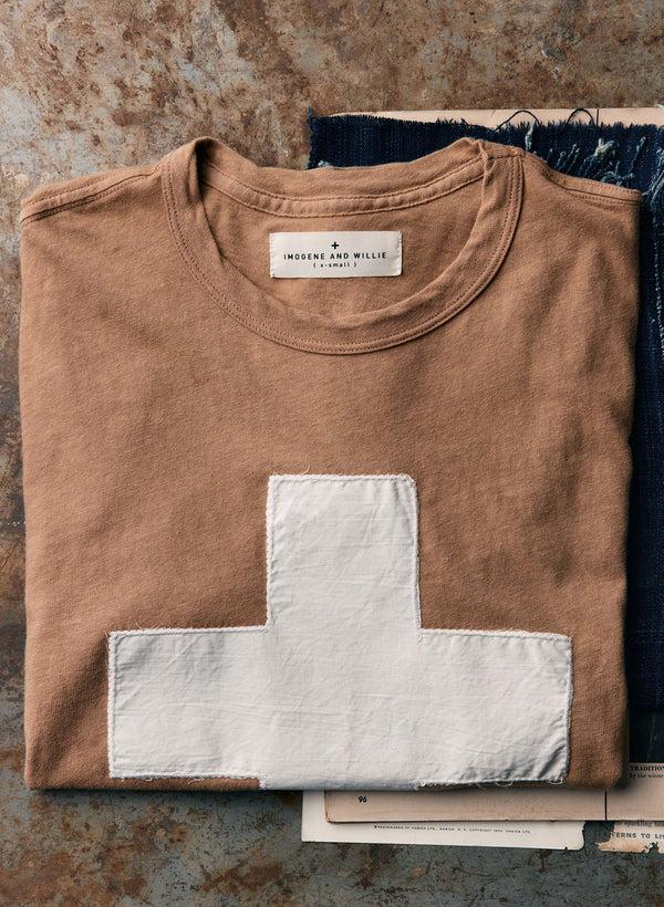 Imogene Willie The "plus" Tee In Fatigue Brown
