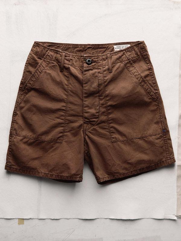 Imogene Willie The Ripstop Fatigue Short In Brown