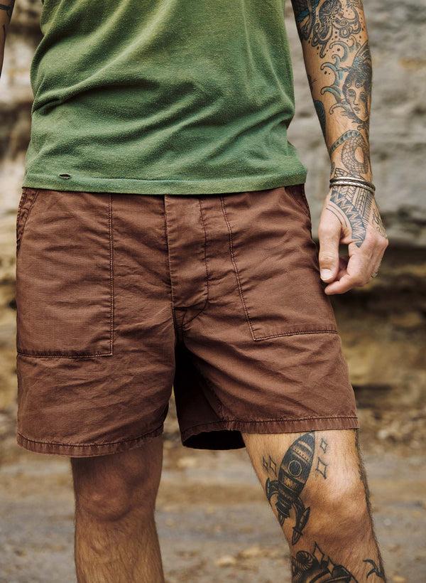 imogene willie the ripstop fatigue short in brown