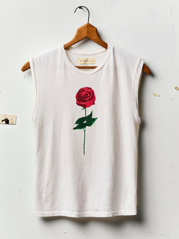 Imogene Willie The "rose" Muscle Tee