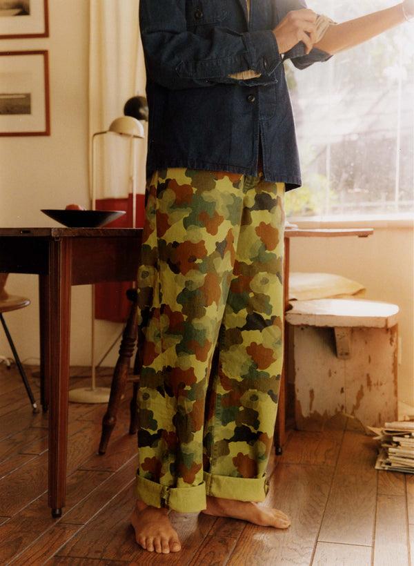 Imogene Willie The Sonora Painted Camo Trouser