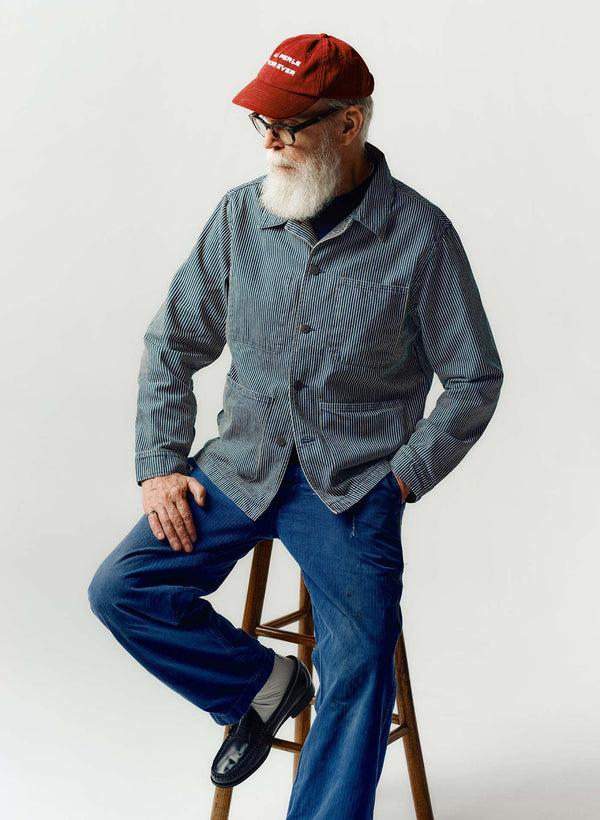 Imogene Willie The Utility Coat In Hickory Stripe