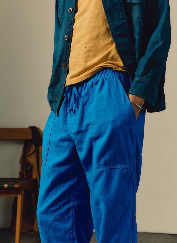 Imogene Willie The Ventura Chore Pant In Cerulean