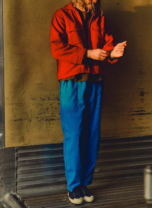 Imogene Willie The Ventura Chore Pant In Cerulean