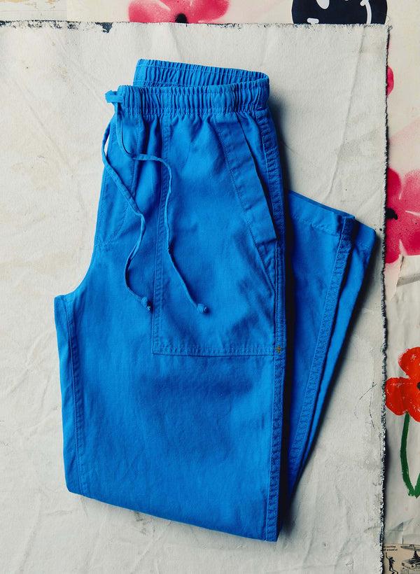 imogene willie the ventura chore pant in cerulean