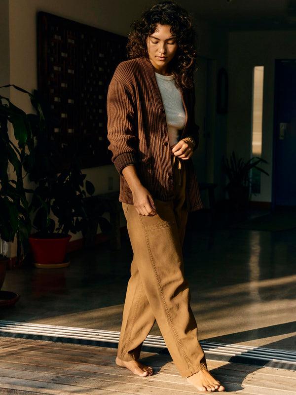 Imogene Willie Ventura Chore Pant In Field Tan