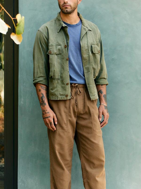 Imogene Willie Ventura Chore Pant In Field Tan