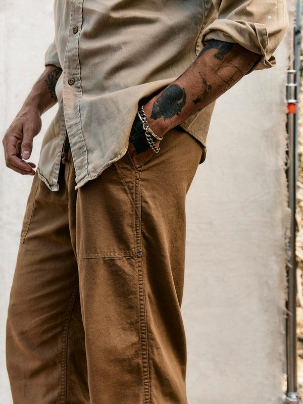 Imogene Willie Ventura Chore Pant In Field Tan