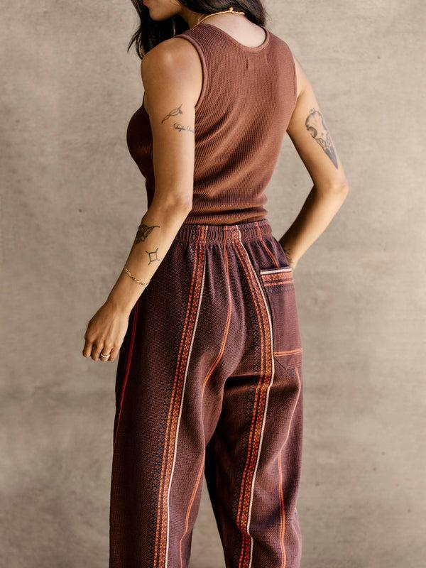 Imogene Willie Ventura Chore Pant In Lagos Stripe