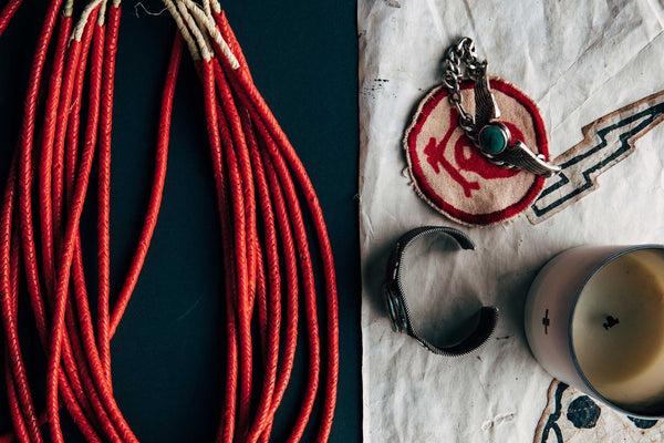 Imogene Willie Vintage African Snake Bead Necklace