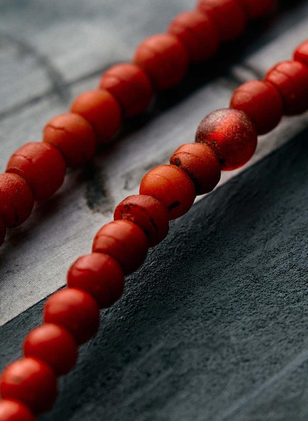 Imogene Willie Vintage Red Trade Bead Necklace