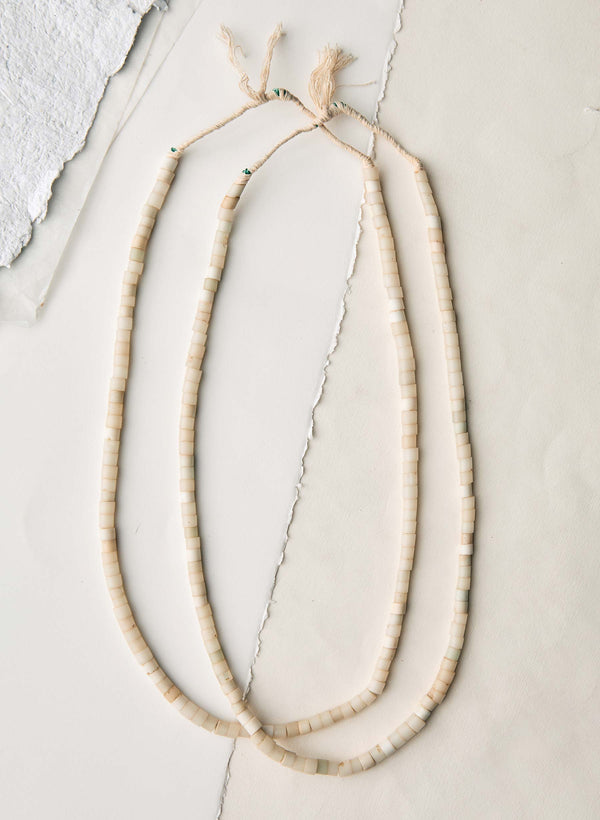 imogene willie vintage white trade bead necklace