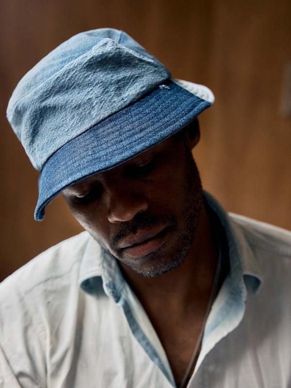 Imogene Willie Love Fades Recycled Denim Bucket Hat