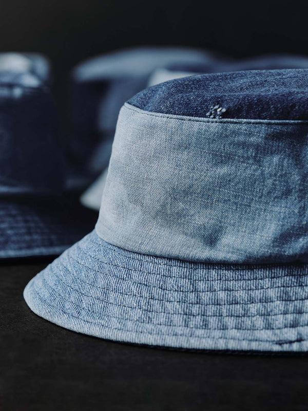 Imogene Willie Love Fades Recycled Denim Bucket Hat