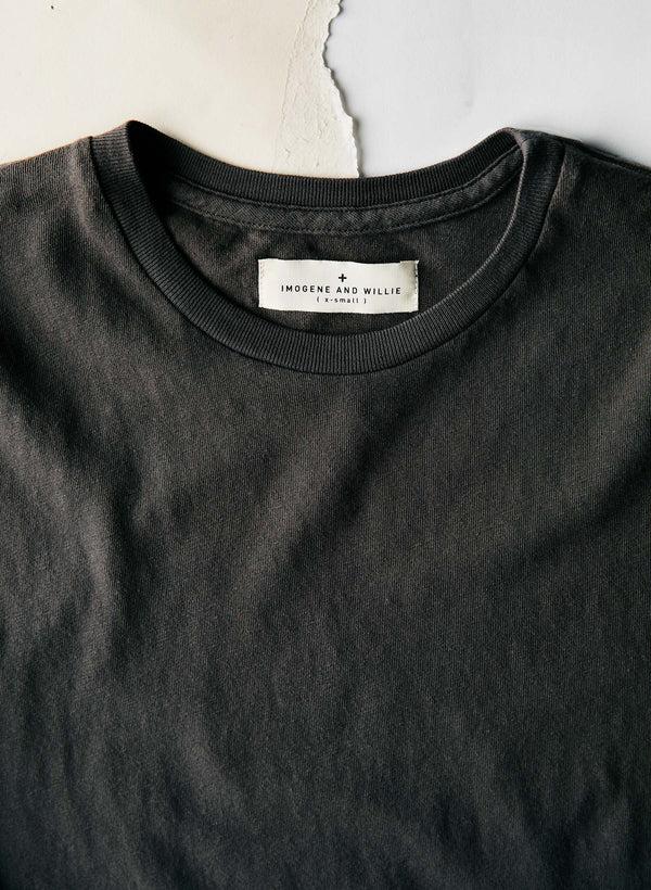 Imogene Willie The Cotton Muscle Tee In Faded Black