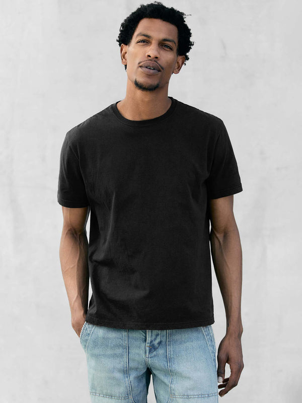 Imogene Willie The Cotton Project Tee In Faded Black