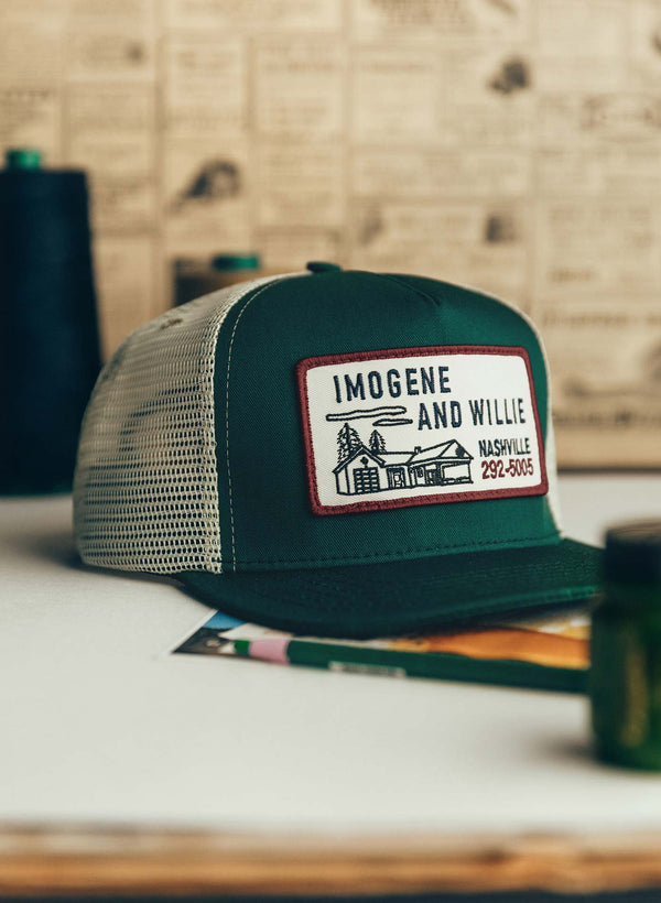 Imogene Willie The "service Station" Trucker In Green