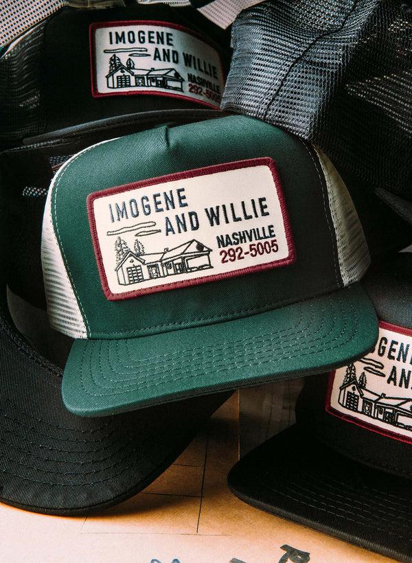 imogene willie the "service station" trucker in green