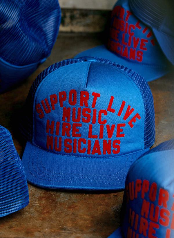 Imogene Willie The "support Live Music" Trucker In Blue