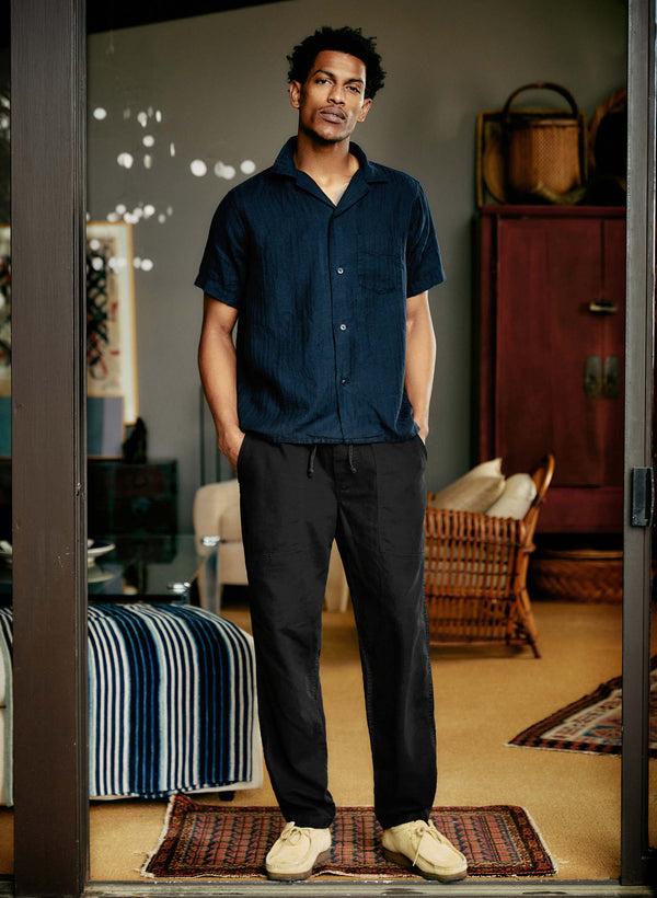 imogene willie the ventura chore pant in faded black