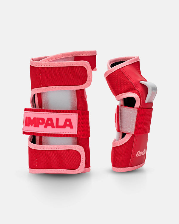 Impala Skate Impala Adult Protective Set Red Hearts